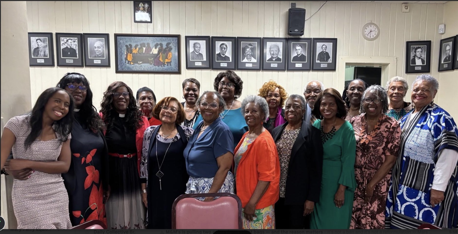 Chapter members gathered at the Renaming Luncheon
